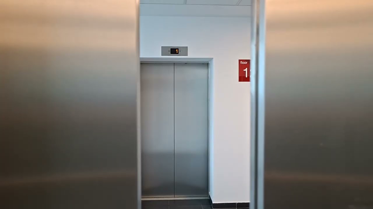 Satisfying 2010 Glass Elevator Schindler At Vertigo Business Tower!