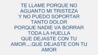 Te Llame (Cristian Castro) chords