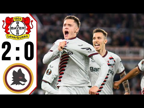 Bayer Leverkusen vs Roma (2-0) HIGHLIGHTS SEMIFINAL Europa League 2024