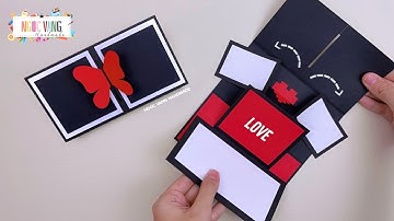 Pop up Card || Greeting card making ideas - NGOC VANG Handmade