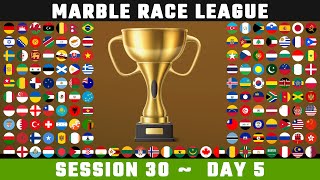 World Marble Race League Session 30 Day 5 - Simple Marble Race.