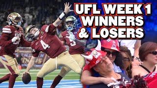 The Real Winners & Losers from UFL Week 1