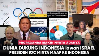 The World Supports Indonesia's Boycott of Israel. 'The IOC Cancels Punishment,' Proof That Double...