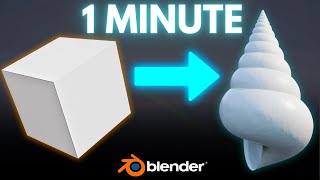 Create a Sea Shell in Blender in 1 Minute!