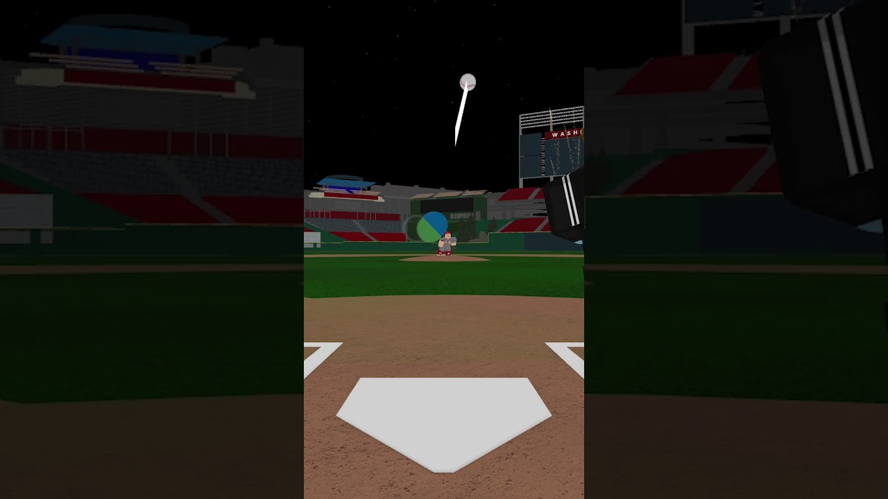 WASHINGTON NATIONALS HR DERBY! 🎆 | Roblox Baseball (HCBB) #shorts