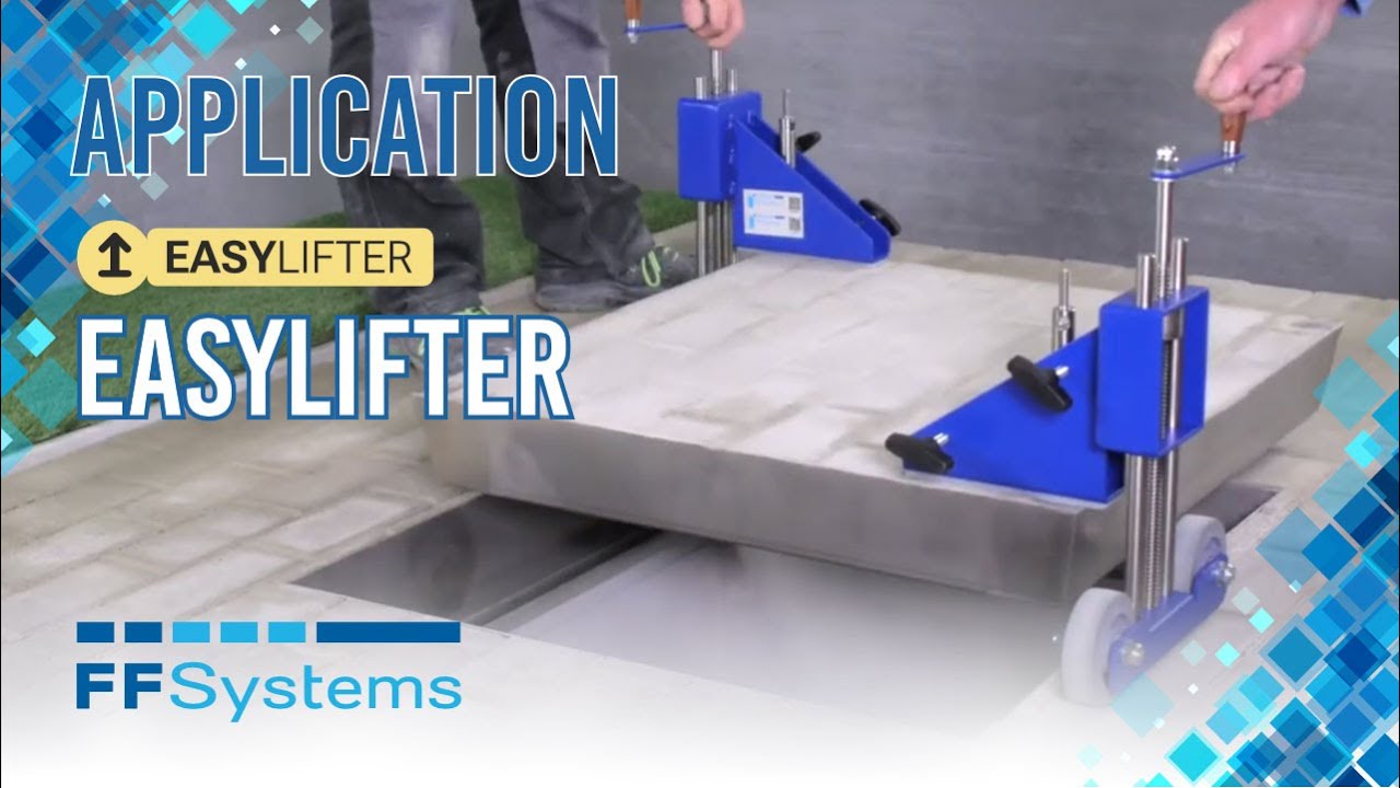FF Systems EasyLifter | Anwendung für Schachtabdeckungen