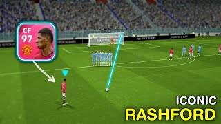 Review 97 Rated Rashford Highlight - 🔥... Speed + ... Acceleration 🤯 - efootball 2024 mobile