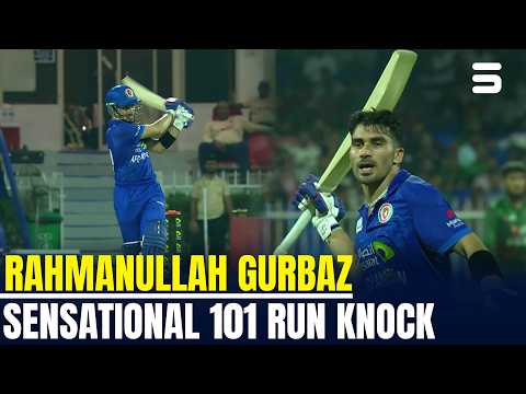 Rahmanullah Gurbaz Hits a Stunning 101! 🔥 | Afghanistan vs Bangladesh | 3rd ODI 2024 | 341T