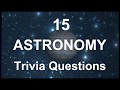 15 Astronomy Trivia Questions | Trivia Questions & Answers |