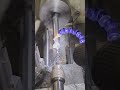 Lathe Drilling .368 Hole Material out 10" #shorts #youtubeshorts