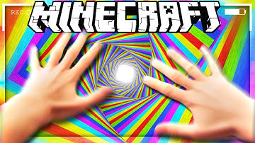 Realistic Minecraft - DROPPER IN REAL LIFE W/ ACID SHADERS