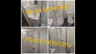 ile za zrobienie łazienki? | cena za łazienkę | robocizna | za ile? mała łazienka  i płytki w kuchni
