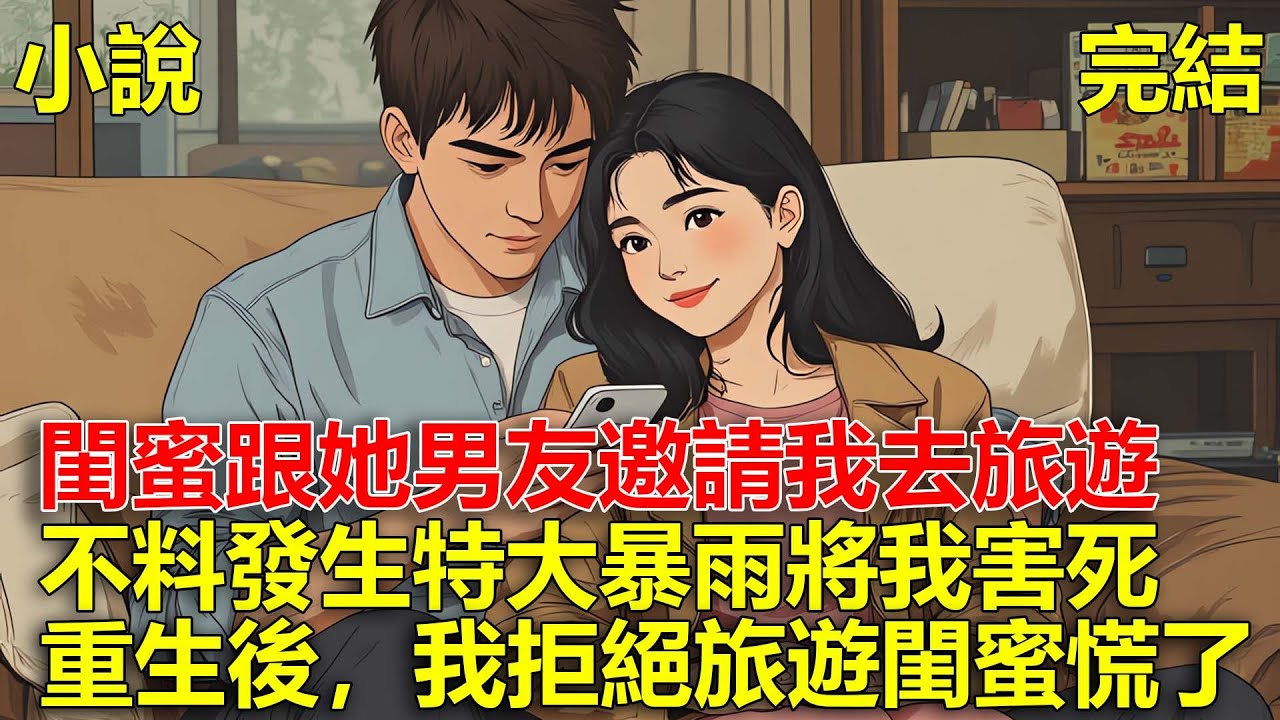 前世閨蜜跟她男友邀請我去旅遊，不料發生特大暴雨，食物不夠的時候，閨蜜跟她男友將我害死，重生後，我不去旅遊，閨蜜卻慌了！