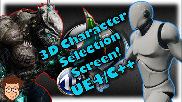 3D Character Selection Screen! | How To Make YOUR OWN Fighting Game! | UE4 and C++ Tutorial, Part 41