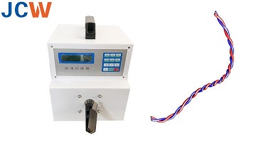 Wire Twisting Machine JCW-325 / Twist Wires Into Pair / Wire Twister