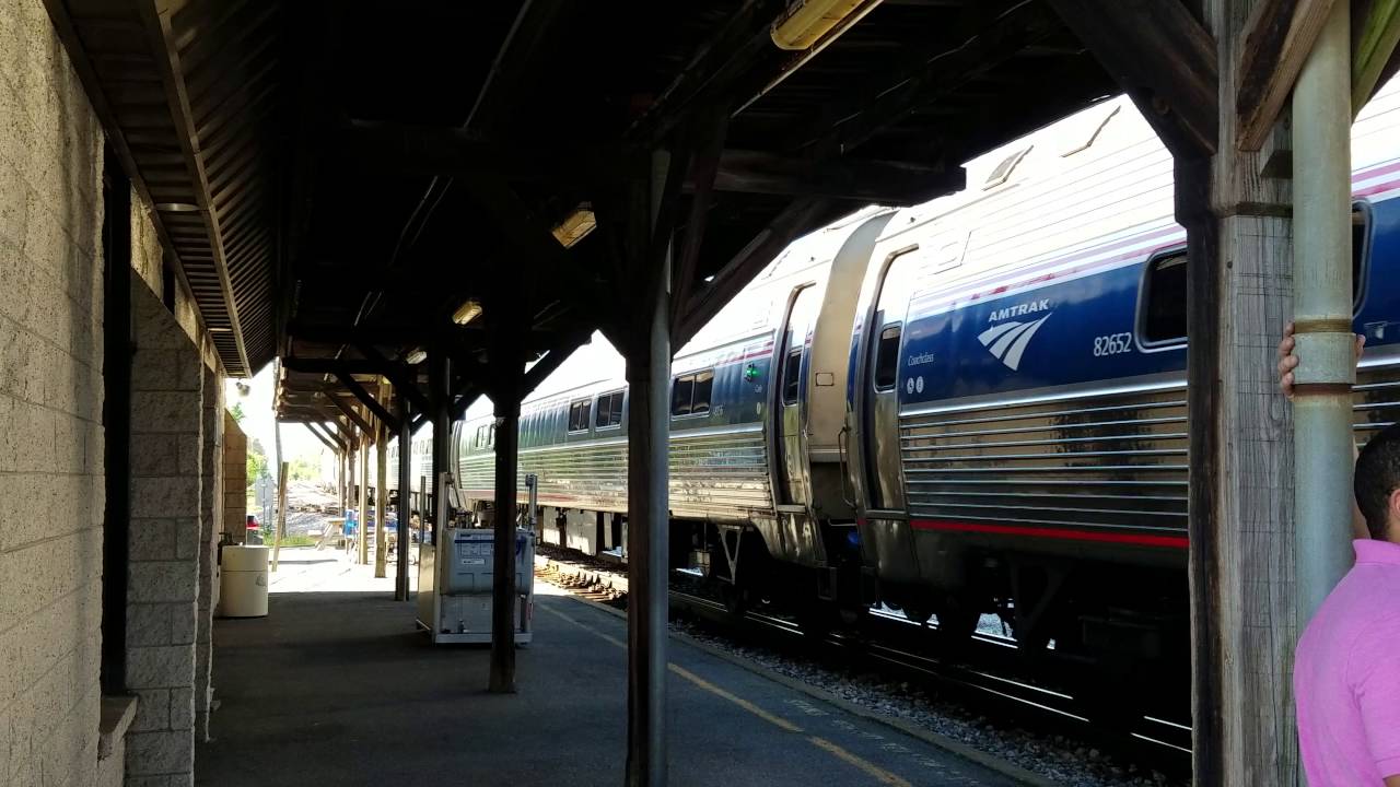 Amtrak P066 Departing From Newport News Station YouTube