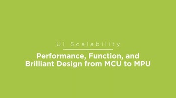 Scale your embedded GUI on STMicroelectronics processors - maintaining performance & design