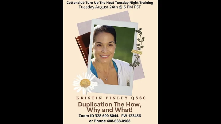 Kristin Finley QSSC, Duplication
