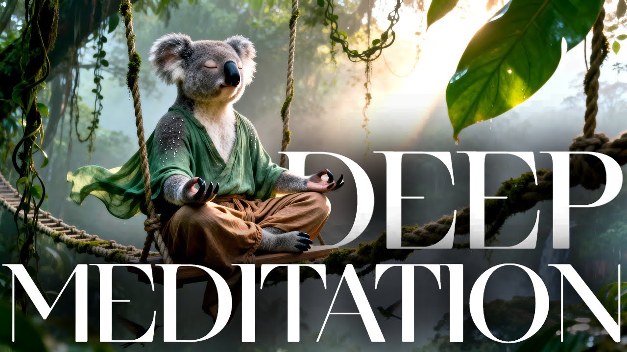 Jungle Canopy Meditation & Stretching Music 🌿 Calm Nature Playlist for Focus