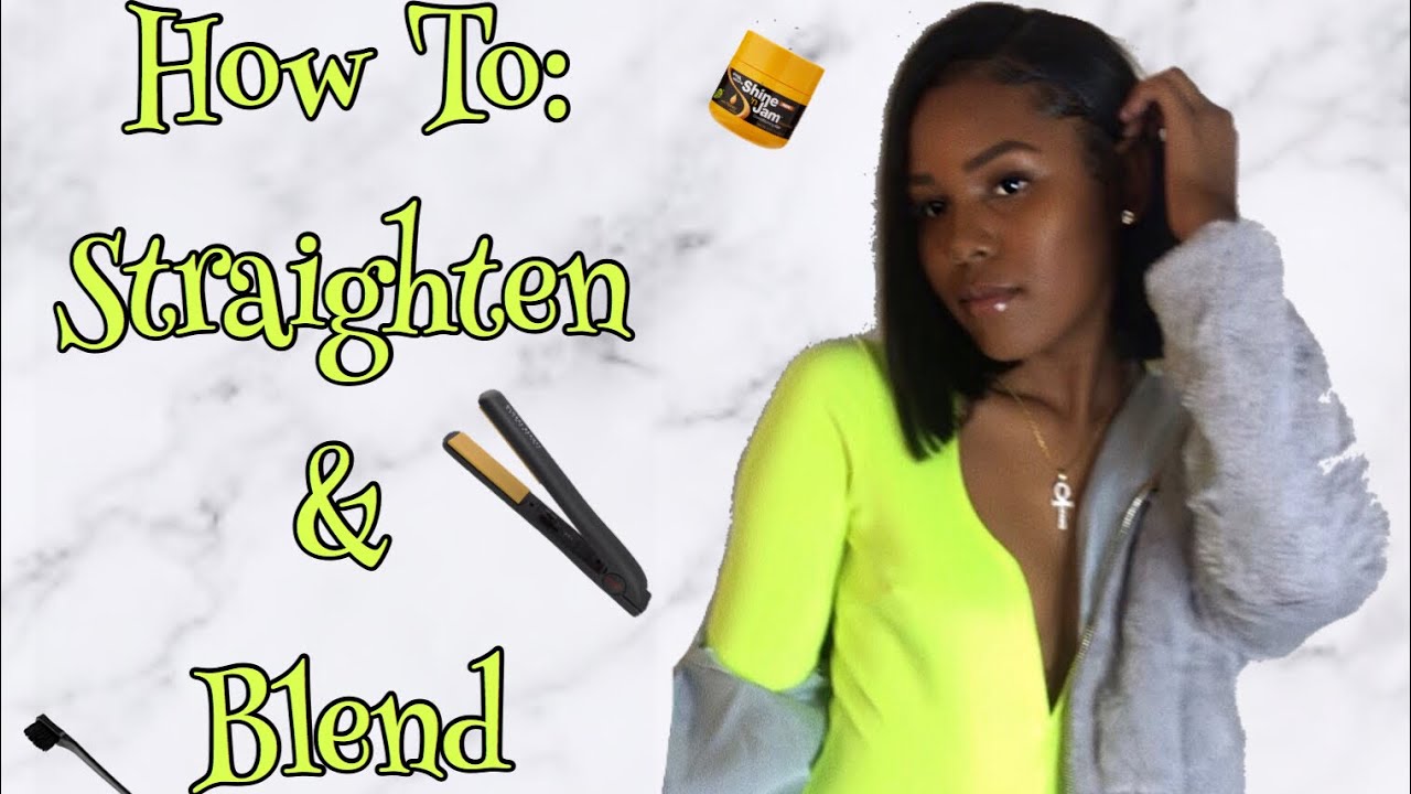 How To: Straighten & Blend (Weave & Leave Out) - YouTube