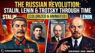Тhe Russian Revolution: Stalin, Lenin & Trotsky Through Time (Colorized & Animated)