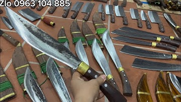 BỘ DAO ĐỘC LẠ,NHÍP CHUẨN, ĐƯỢC RÈN TẠI P/S.  DAO MÈO,DAO BẾP, NHỮNG BỘ DAO THÉP CHUẨN NHẤT.