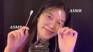 ASMR Cotton Swab Ear Cleaning 👂