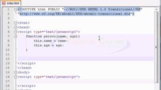 JavaScript Video Tutorial – 25/40. Creating Our Own Objects