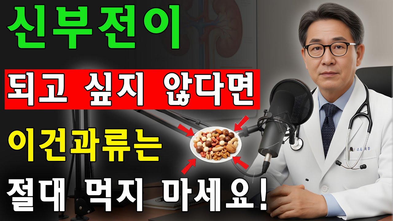 신장건강 망가뜨리는 견과류 4가지 vs 살리는 견과류 4가지! 30년 전문의가 폭로하는 충격 진실