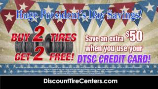 Discount Tire Centers - Huge President's Day Sale