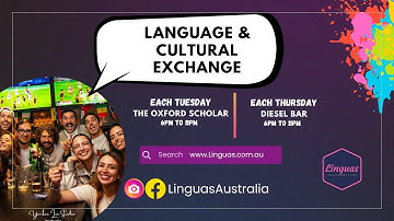Melbourne Linguas Language Exchange 2024