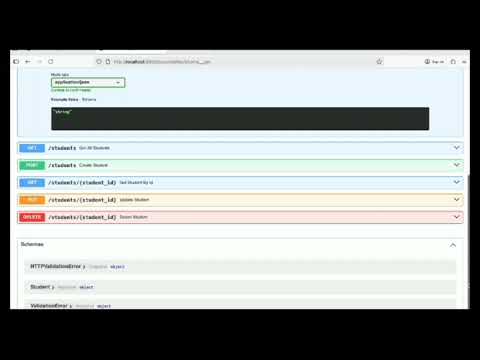 Student Management System | FastAPI Project