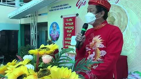 Lễ giỗ tổ Hùng Vương được tổ chức tại trường Tiểu học Trần Danh Lâm, Quận 8