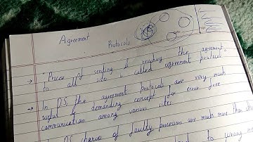 Agreement protocol in distributed system|What is agreement protocol in distributed system