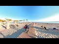 Postiguet Playa 12. 12. 2021 Зима в Аликанте, в Испании, видео 4К