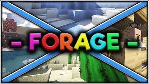 Minecraft: FORAGE - FIND THE BUTTON Custom Map
