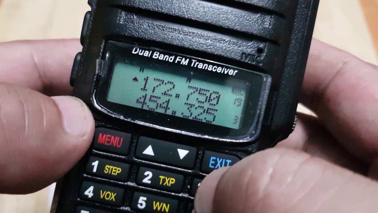 วิธีเลือกช่อง AB Motorola gp9R Plus