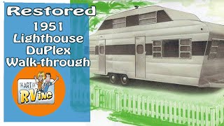 Restored 1951 Double Decker Lighthouse Duplex walkthrough by The Art of RVing 187,925 views 1 year ago 14 minutes, 13 seconds