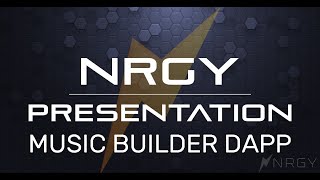 NRGY DeFi Music Builder Dapp