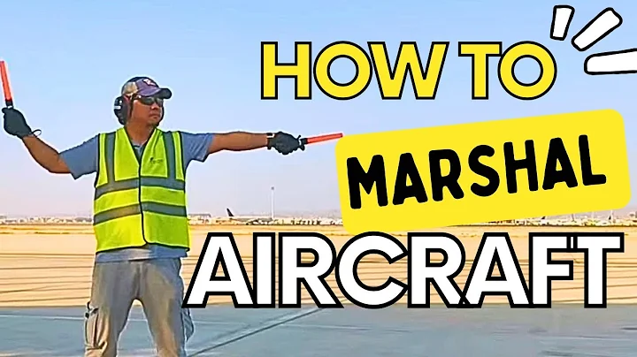 How To Marshall An Aircraft | AIRPORT RAMPMAN