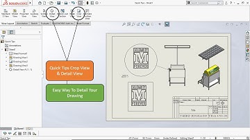 Quick Tips - Crop View & Detail View In Solidworks