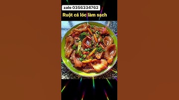 ✅✅Ruột cá lóc làm sạch  tươi sống cấp đông