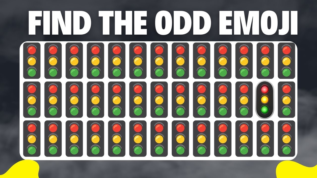 Find the ODD One Out | Emoji Edition | Can You Find the Odd Emoji ...
