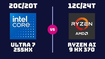 Intel Core Ultra 7 255HX vs AMD Ryzen AI 9 HX 370 – CPU Comparison