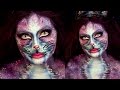 Glam Galaxy Cat Halloween Makeup Tutorial | Jordan Hanz