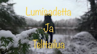 Lumisadetta Ja Telttailua 4K