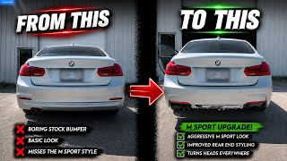 How to install a F30 M Sport Rear Bumper with PDC |  M Sport Conversion (Part 2)