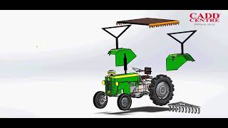 Exploding and Assemble for tractor | Using Solidworks