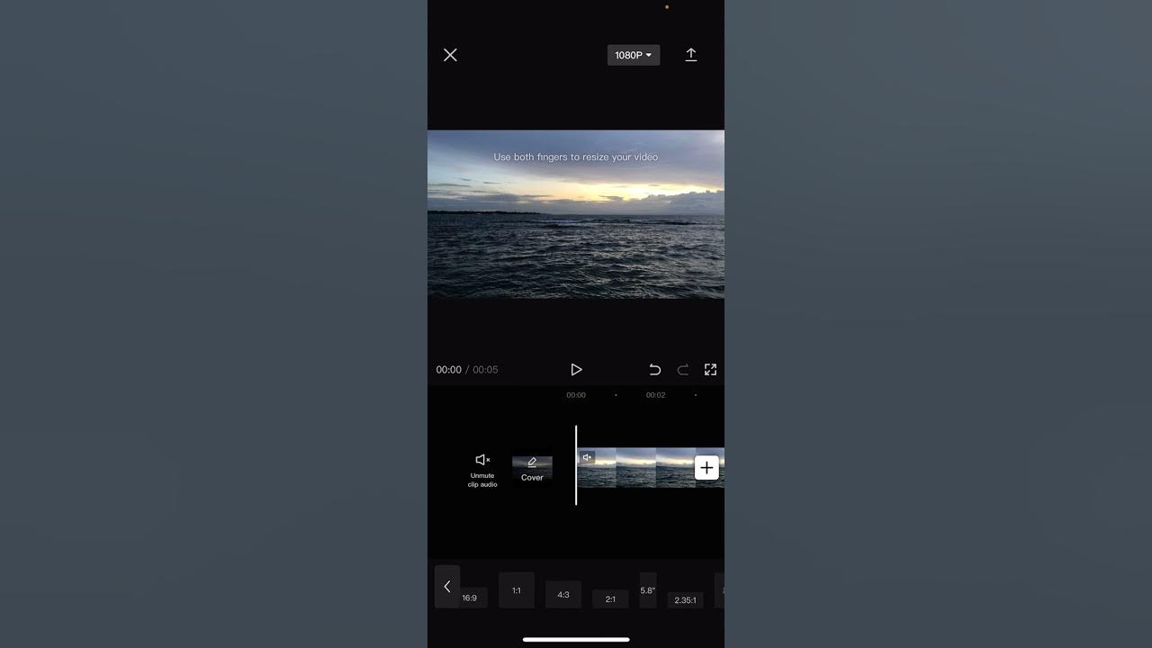 How to change aspect ratio in capcut easily youtube