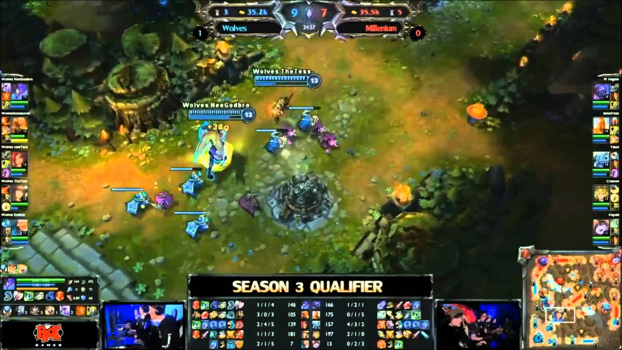 PanderNyrl Casts! European LCS Offline Qualifiers Wolves vs Millenium Quarterfinals Game 2